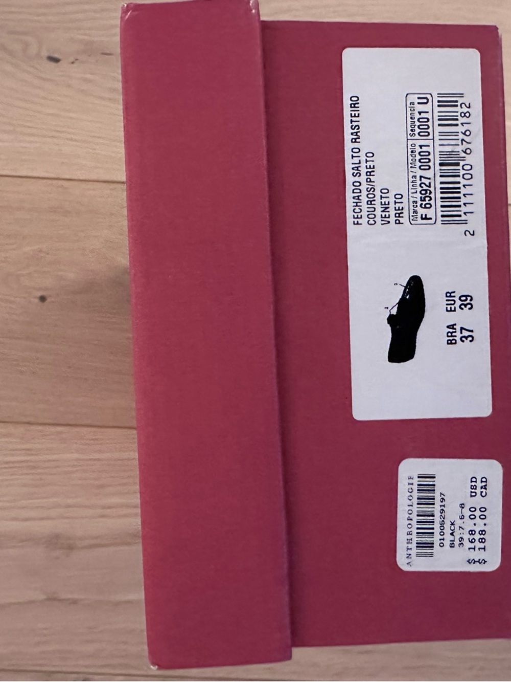 Anthropologie Black Bow Ballet Flats - Picture 3 of 3